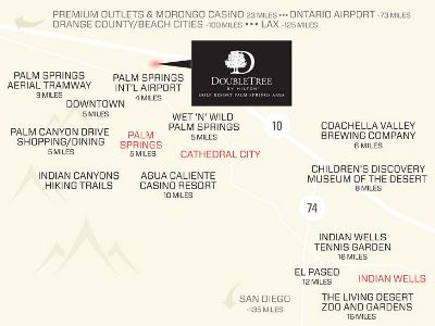 Гостиница Doubletree By Hilton Golf Palm Springs