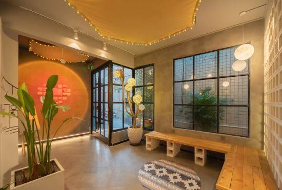 Гостиница Foshan Blue Coffee Inn (Qinghuiyuan Dongle Subway Station Store)