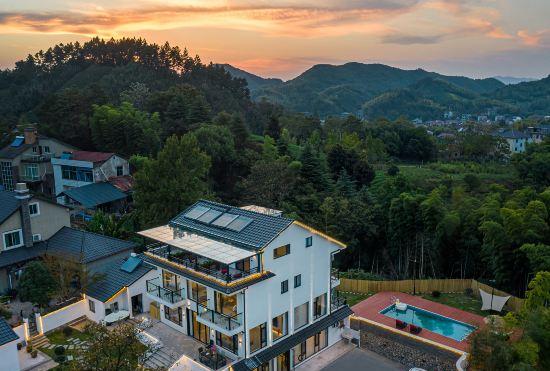 Hotel Mountainside Yongsu Starry Sky Pool Sky Curtain Mountain Resort Meishu (Anji Lingfeng Reso