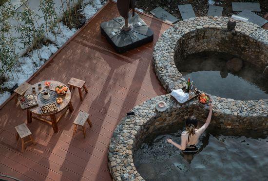 Hotel Yunshang Grassland·Shanshengyishe·180° Mountain View Wild Luxury Private Soup