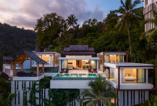 Hotel Samui Privacy Modern Luxury Seaview Natural Rainforest Infinity Pool Villa