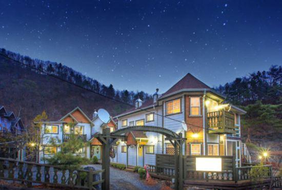 Гостиница Gapyeong Hue Island (Individual Charcoal Barbecue, Spa, Valley)