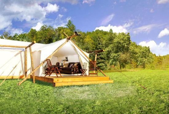 Гостиница Under Canvas Great Smoky Mountains